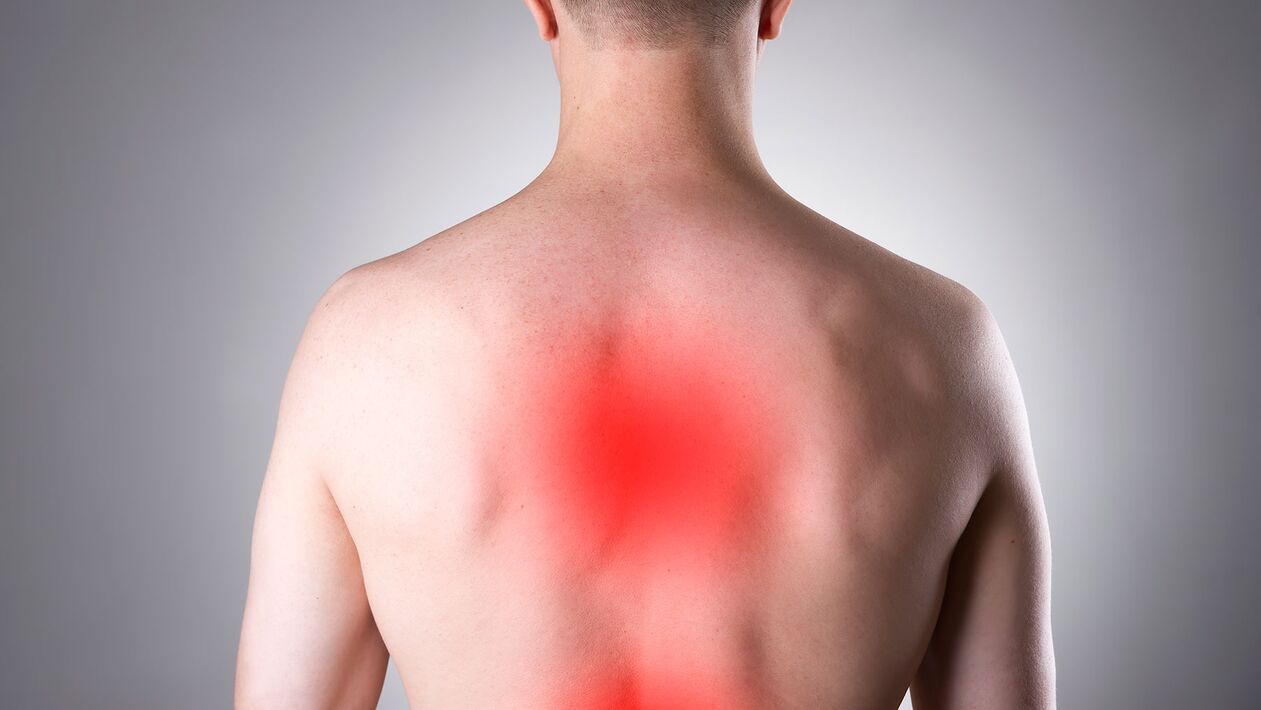 nugaros skausmas dėl osteochondrozės